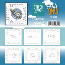 Cartes seules Stitch and do  - Set n°83