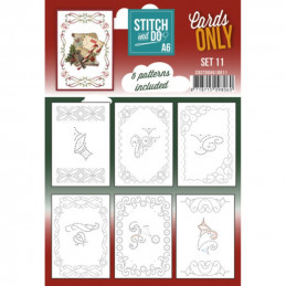Cartes seules Stitch and do A6 - Set n°11