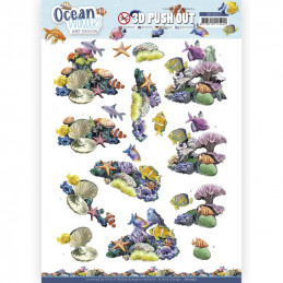 Carte 3D prédéc. - SB10657 - Merveilles de l'océan - Récif coralien