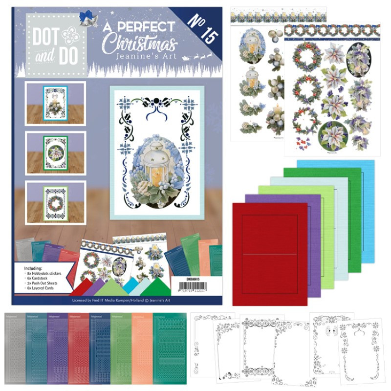 Dot and do Livre n°15 - Kit Carte 3D - Noël parfait