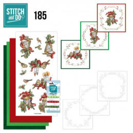 Stitch and do 185 - kit Carte 3D broderie - Le miracle de Noël