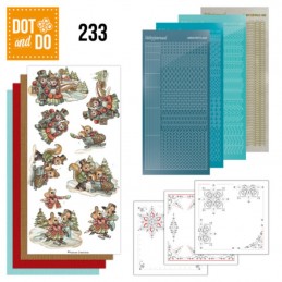 Dot and do 233 - kit Carte 3D  - un cadeau pour Noël