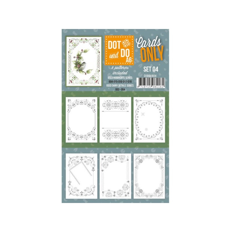 Dot and do Cartes A6 n°04 - Lot de 6 Cartes seules