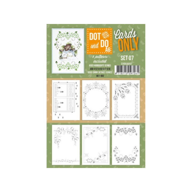 Dot and do Cartes A6 n°07 - Lot de 6 Cartes seules