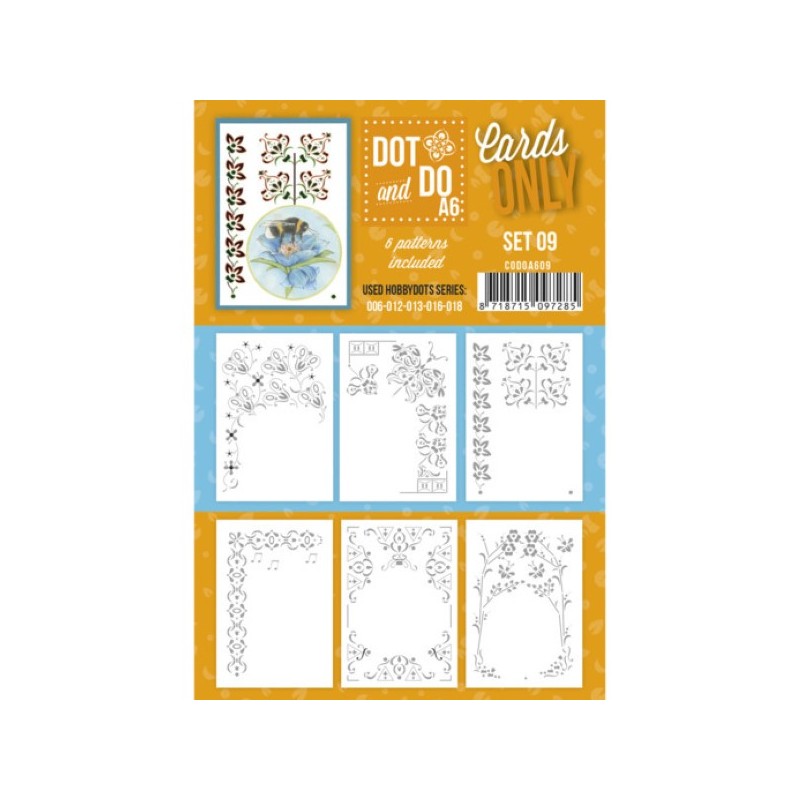 Dot and do Cartes A6 n°09 - Lot de 6 Cartes seules