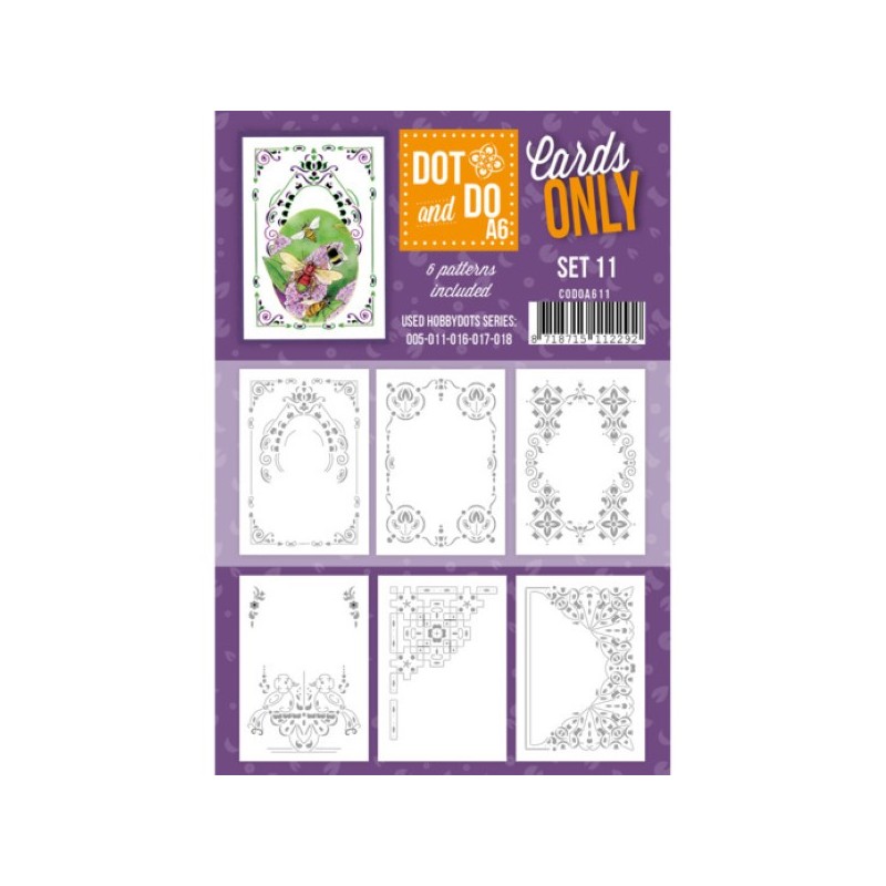 Dot and do Cartes A6 n°11 - Lot de 6 Cartes seules