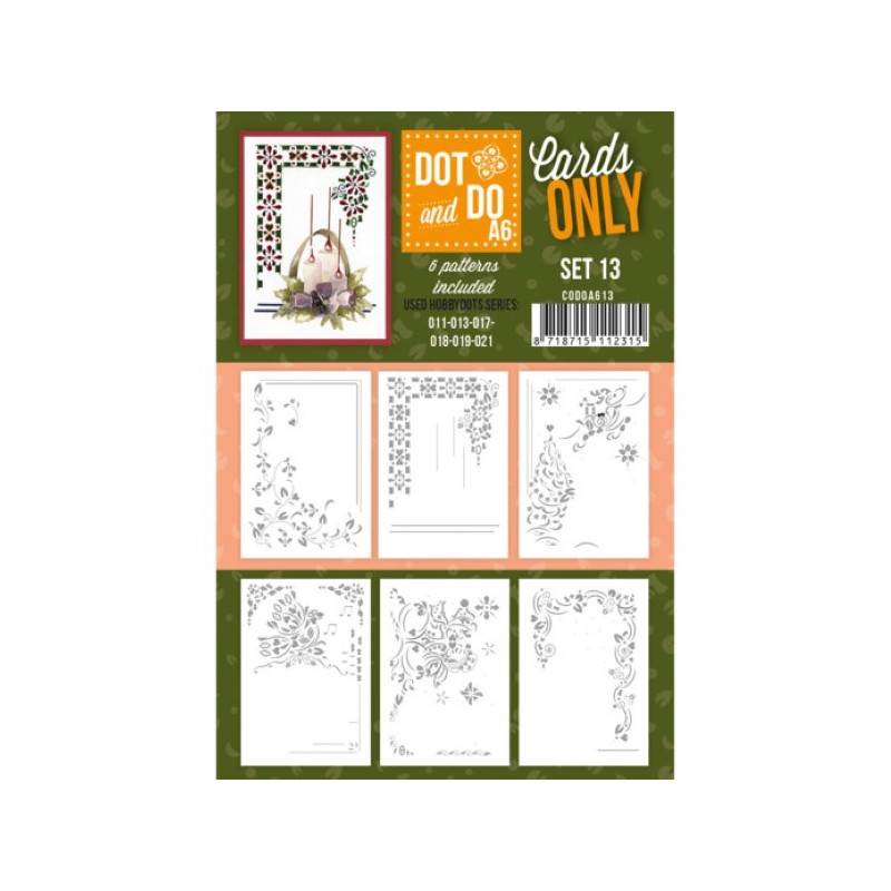 Dot and do Cartes A6 n°13 - Lot de 6 Cartes seules