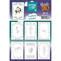 Cartes seules Stitch and do A6 - Set n°12
