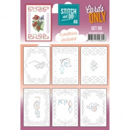 Cartes seules Stitch and do A6 - Set n°09