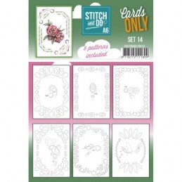 Cartes seules Stitch and do A6 - Set n°14