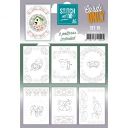Cartes seules Stitch and do A6 - Set n°15