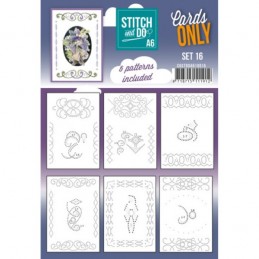 Cartes seules Stitch and do A6 - Set n°16