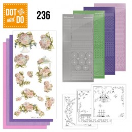 Dot and do 236 - kit Carte 3D  - Passion violette