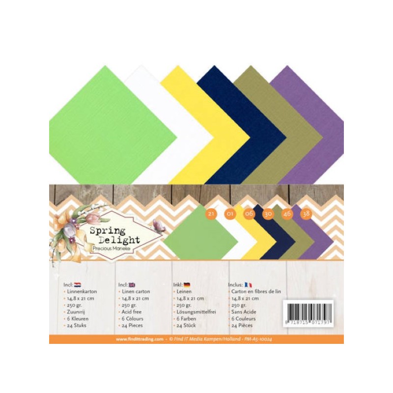 Set 24 cartes A5 - Spring delight Set 24 cartes A5 - Spring delight