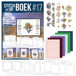 Stitch and Do Livre n°17 - Kit Carte 3D à broder - Noël