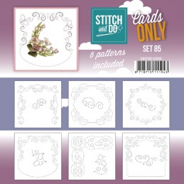 Cartes seules Stitch and do  - Set n°85