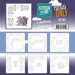 Cartes seules Stitch and do  - Set n°87