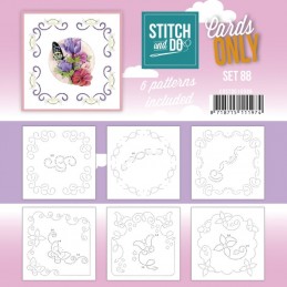 Cartes à broder seules Stitch and do  - Set n°88