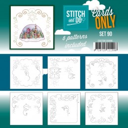 Cartes seules Stitch and do  - Set n°90