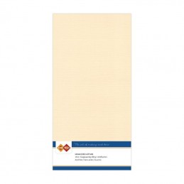 Carte 13.5 x 27 cm uni Chamois paquet de 10
