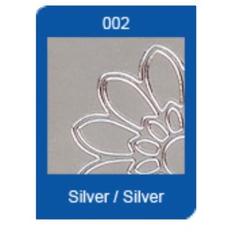 Stickers - CD3061 - Coins et bordures fines - Argent