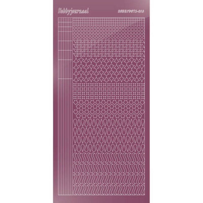 Stickers Hobbydots série 13 Miroir Violet Stickers Hobbydots série 13 Miroir Violet