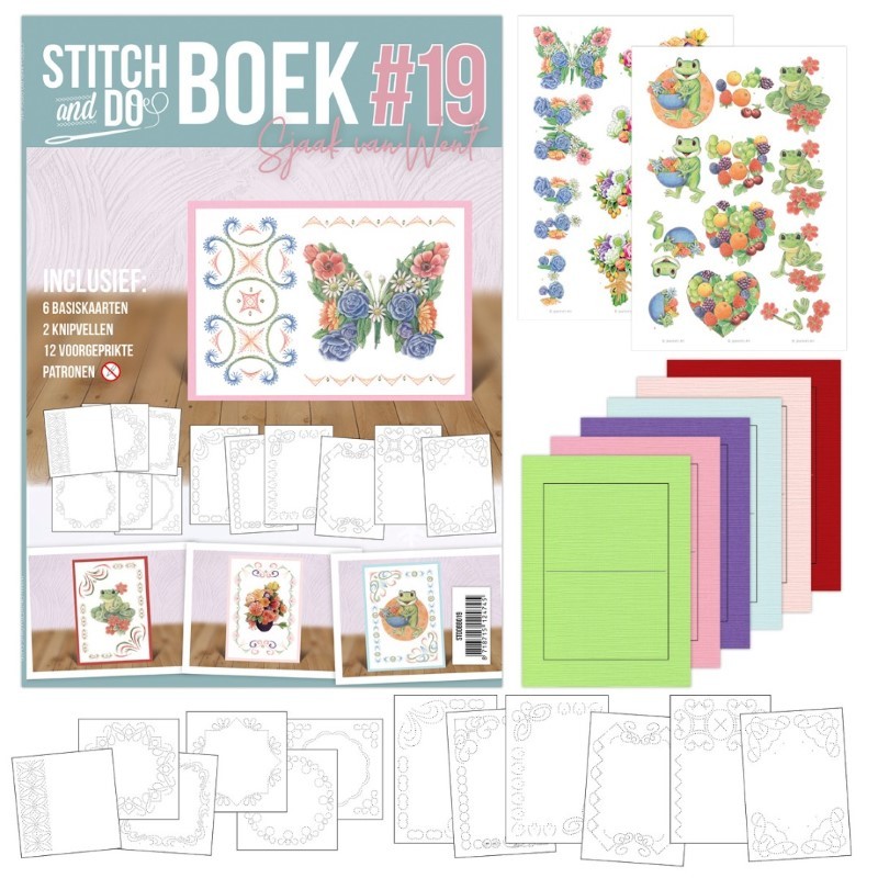 Stitch and Do Livre n°19 - Kit Carte 3D à broder - Printemps