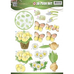 Carte 3D prédéc. - SB10148 - Garden classics - Pots de fleurs