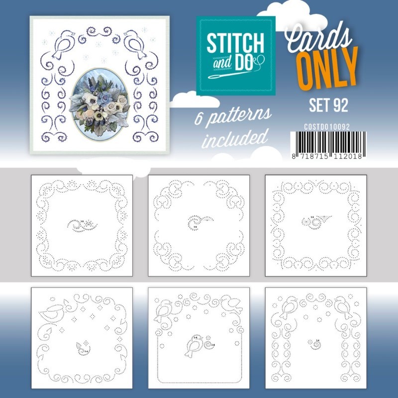 Cartes seules Stitch and do  - Set n°92
