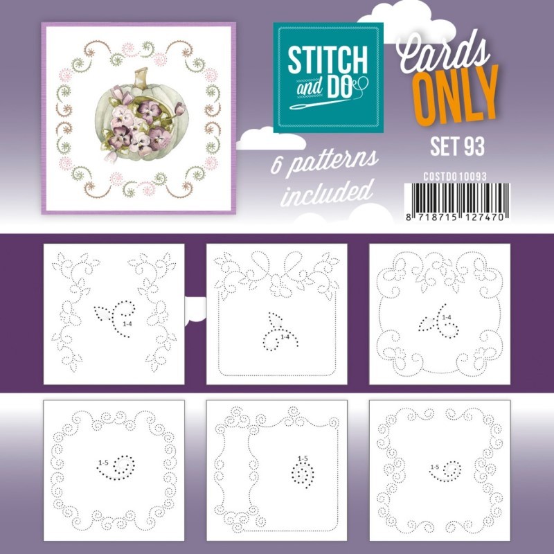 Cartes seules Stitch and do  - Set n°93