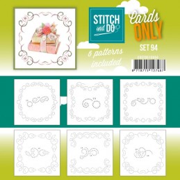 Cartes à broder seules Stitch and do  - Set n°94