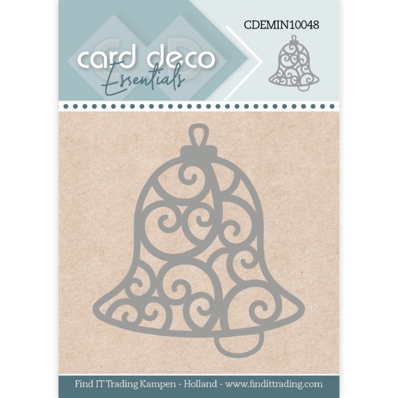 Mini Die - CDEMIN10048 - Cloches de Noël 4,5 x 5 cm Mini Die - CDEMIN10048 - Cloches de Noël 4,5 x 5 cm