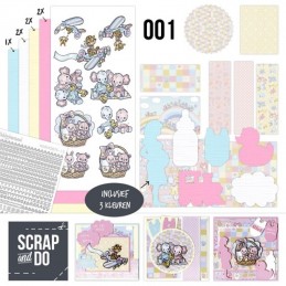 Scrap and do 001 - kit Carte 3D - Naissance
