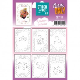 Cartes seules Stitch and do A6 - Set n°18