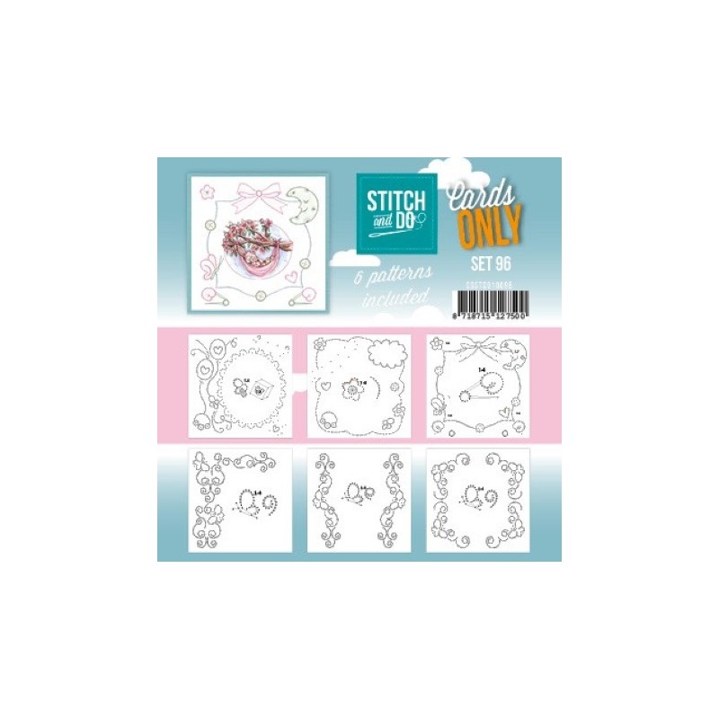 Cartes seules Stitch and do  - Set n°96