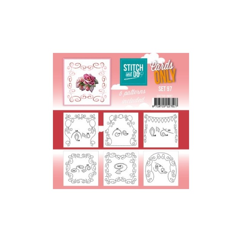 Cartes seules Stitch and do  - Set n°97