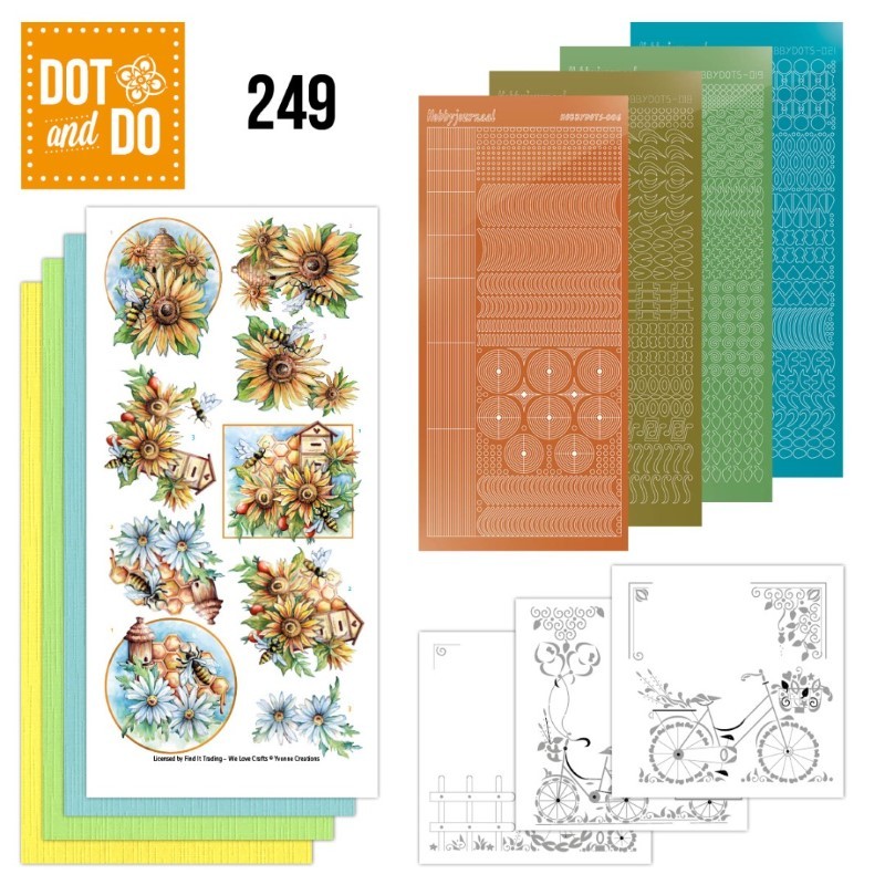 Dot and do 249 - kit Carte 3D  - Abeille et Miel