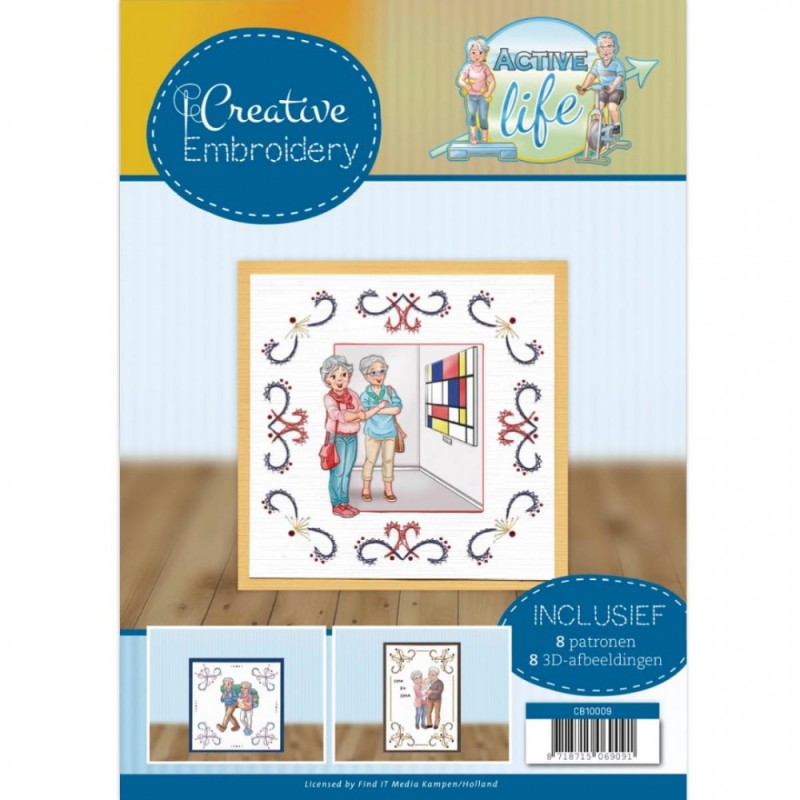Creative Embroidery n°09 - Livret 8 modèles de cartes à broder