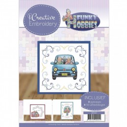 Creative Embroidery n°21 - Livret 8 modèles de cartes à broder - Funky Hobbies