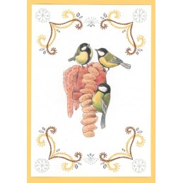 Creative Embroidery n°44 - Livret 8 modèles de cartes à broder - Winter garden