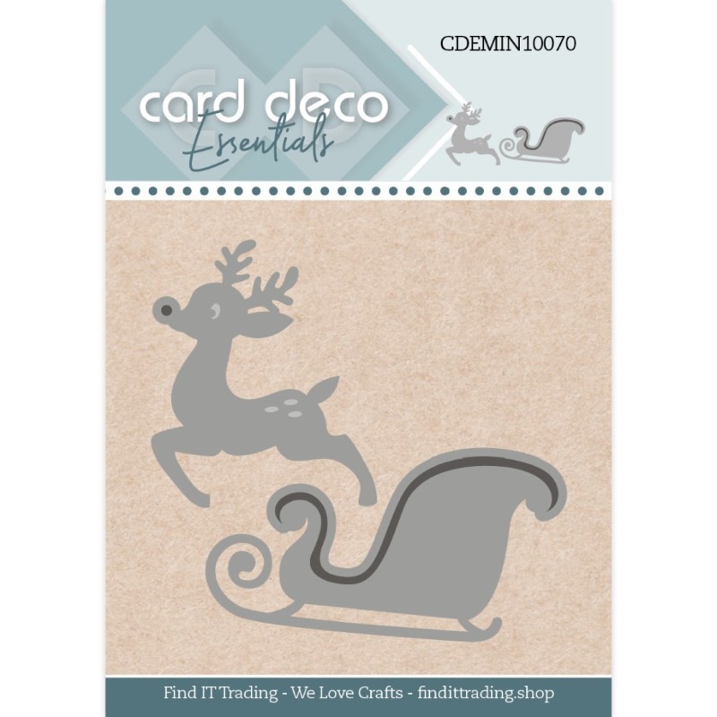 Mini Die - CDEMIN10070 - Traineau du Père Noël Mini Die - CDEMIN10070 - Traineau du Père Noël