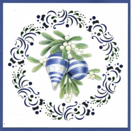 Dot and do 138 - kit Carte 3D - Blue Christmas