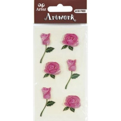 ART-WORK: Stickers roses roses