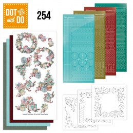 Dot and do 254 - kit Carte 3D  - Monde de Noël
