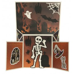 Dies - Yvonne Creations - Halloween - YCD10328 - Joyeux squelette