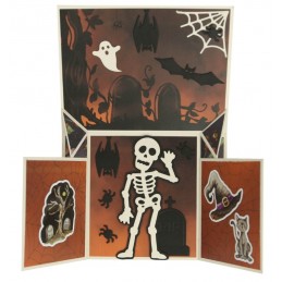 Bloc de papier - Yvonne Créations - Halloween 15 x 15 cm - YCPP10062