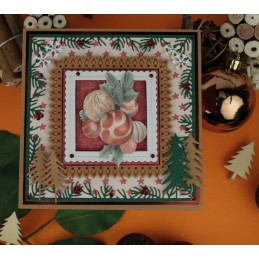 Carte 3D à découper - CD12023 - Wooden christmas - Mini images