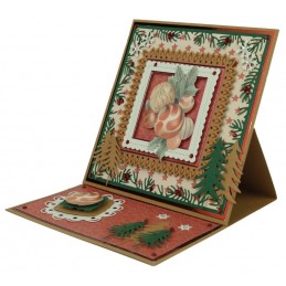 Carte 3D à découper - CD12023 - Wooden christmas - Mini images