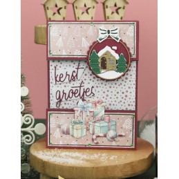 Bloc de papier - Yvonne Créations - World of christmas 15 x 15 cm - YCPP10064