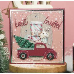 Bloc de papier - Yvonne Créations - World of christmas 15 x 15 cm - YCPP10064